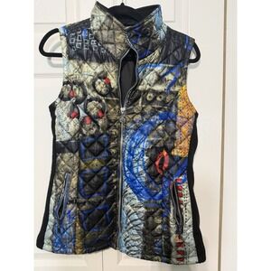 Dolcezza Simply Art Vest Multi Color‎ Size Small